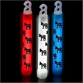 6" Glow Stick w/ Democratic Logo
